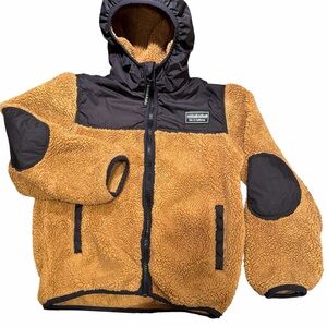Rokka&Rolla Boys' Sherpa Fleece Lined Hooded Jacket Size M (8)